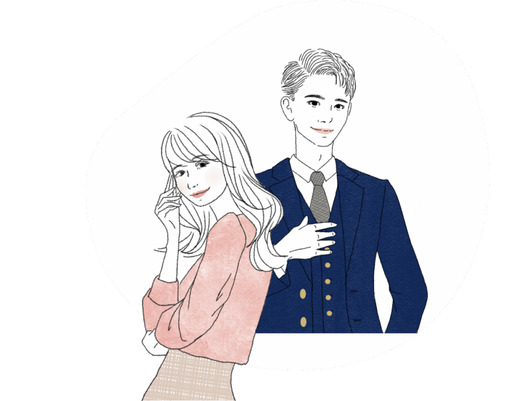婚活に悩んでいた方が、1年以内に成婚しています